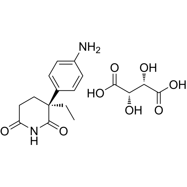 S-(-)-Aminoglutethimide D-tartrate 57288-04-7